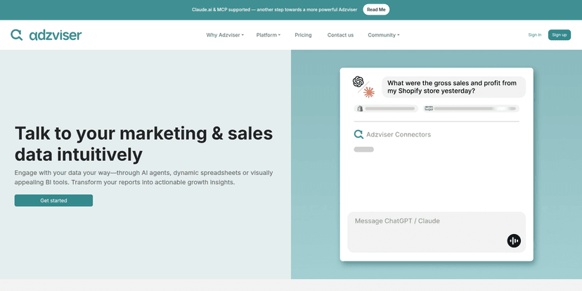 Adzviser - Marketing Analytics Platform