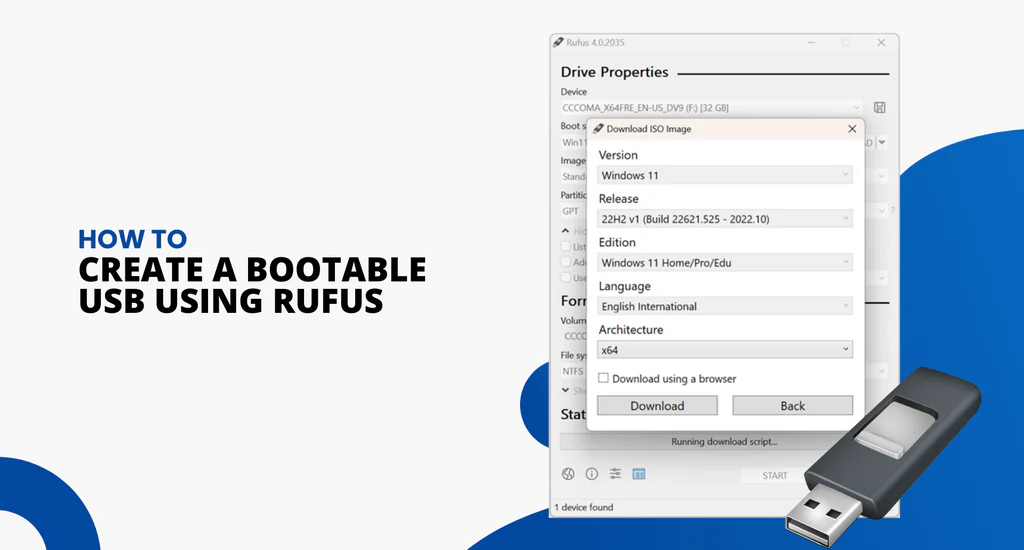 How to Create a Bootable USB Using Rufus Step by Step Guide