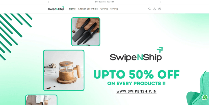 SwipeNShip - Ecommerce Platform