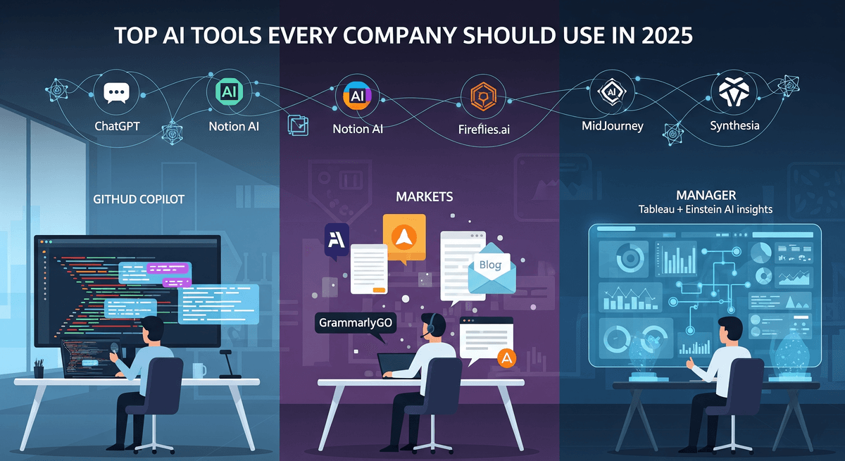 Top AI Tools Every Company Should Use in 2025
